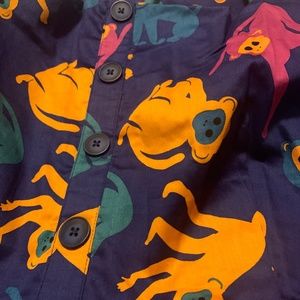 NWT ModCloth Navy Monkey in the middle mini dress